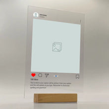 Social Post - Personalised Transparent Acrylic Plaque